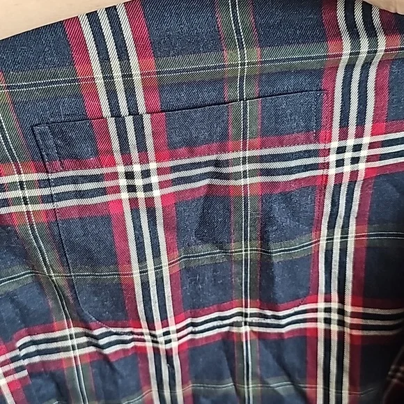 Brooks Brothers 100% Supima Madison Cotton Plaid Button Down in Men's Large EUC - Picture 3 of 6